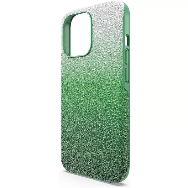 SWAROVSKI High Phone Case for iPhone 14 with Green Crystals in Ombre Effect Part of The High CollectioniPhone 13 Pro Green