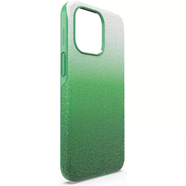 SWAROVSKI High Phone Case for iPhone 14 with Green Crystals in Ombre Effect Part of The High CollectioniPhone 13 Pro Green