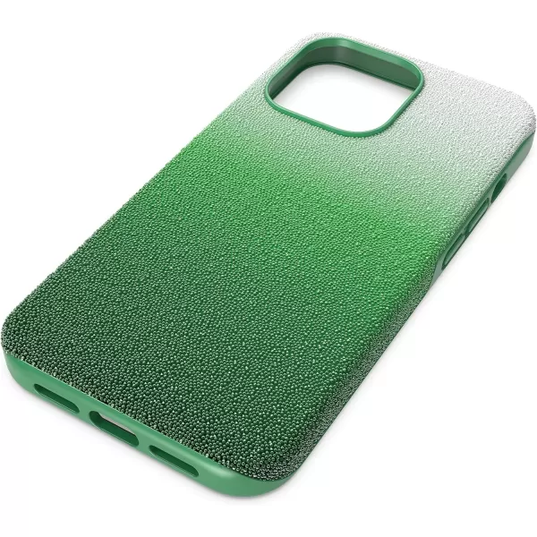 SWAROVSKI High Phone Case for iPhone 14 with Green Crystals in Ombre Effect Part of The High CollectioniPhone 13 Pro Green