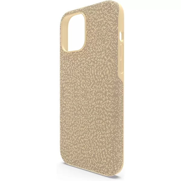 SWAROVSKI High Phone Case for iPhone 14 with Green Crystals in Ombre Effect Part of The High CollectioniPhone 13 Pro Max Gold Tone Crystals