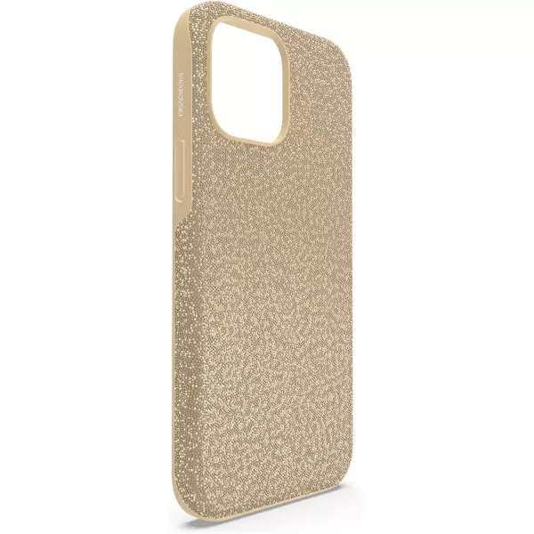 SWAROVSKI High Phone Case for iPhone 14 with Green Crystals in Ombre Effect Part of The High CollectioniPhone 13 Pro Max Gold Tone Crystals