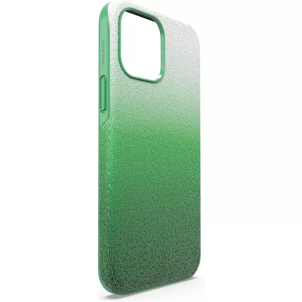 SWAROVSKI High Phone Case for iPhone 14 with Green Crystals in Ombre Effect Part of The High CollectioniPhone 13 Pro Max Green