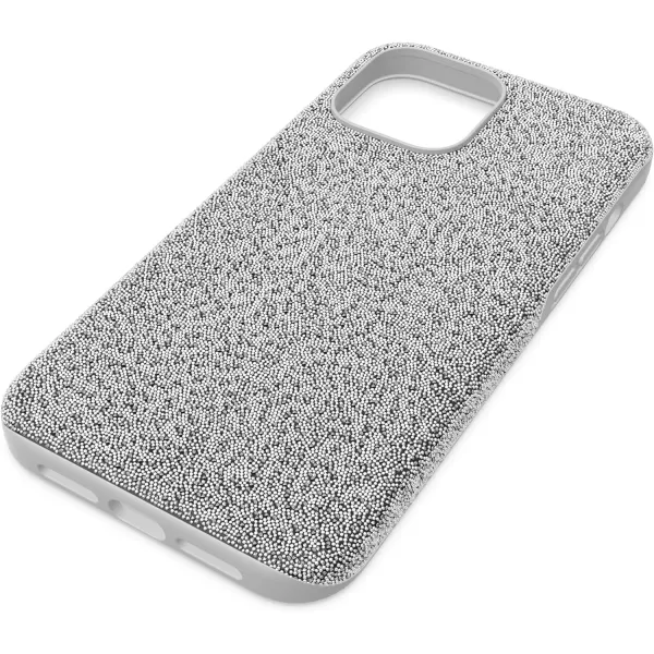 SWAROVSKI High Phone Case for iPhone 14 with Green Crystals in Ombre Effect Part of The High CollectioniPhone 13 Pro Max Silver Crystals