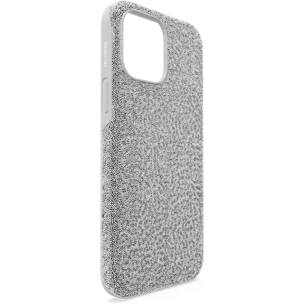 SWAROVSKI High Phone Case for iPhone 14 with Green Crystals in Ombre Effect Part of The High CollectioniPhone 13 Pro Max Silver Crystals