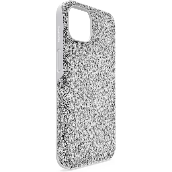 SWAROVSKI High Phone Case for iPhone 14 with Green Crystals in Ombre Effect Part of The High CollectioniPhone 13 Silver Crystals