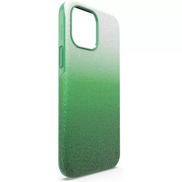 SWAROVSKI High Phone Case for iPhone 14 with Green Crystals in Ombre Effect Part of The High CollectioniPhone 14 Green