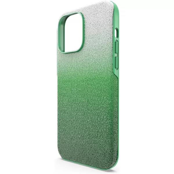 SWAROVSKI High Phone Case for iPhone 14 with Green Crystals in Ombre Effect Part of The High CollectioniPhone 14 Pro Max Green