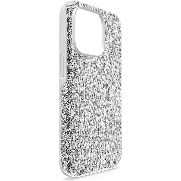 SWAROVSKI High Phone Case for iPhone 14 with Green Crystals in Ombre Effect Part of The High CollectioniPhone 14 Pro Max Silver Crystals