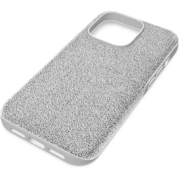 SWAROVSKI High Phone Case for iPhone 14 with Green Crystals in Ombre Effect Part of The High CollectioniPhone 14 Pro Max Silver Crystals