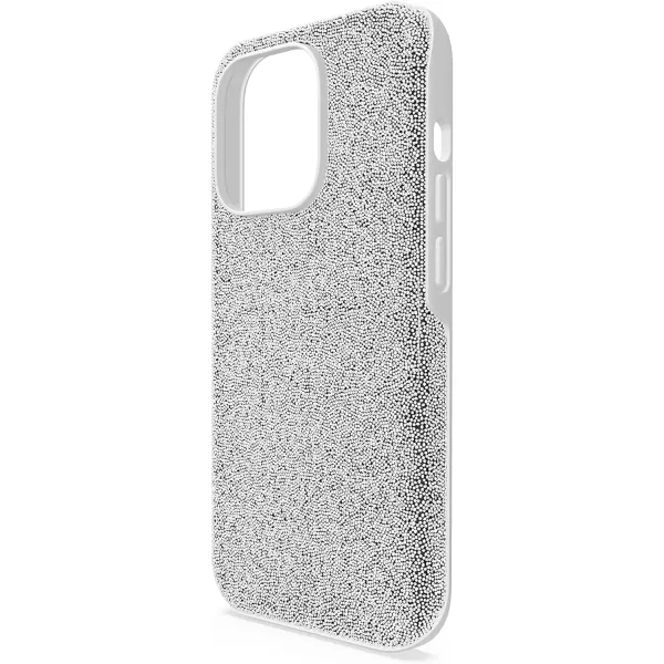 SWAROVSKI High Phone Case for iPhone 14 with Green Crystals in Ombre Effect Part of The High CollectioniPhone 14 Pro Max Silver Crystals