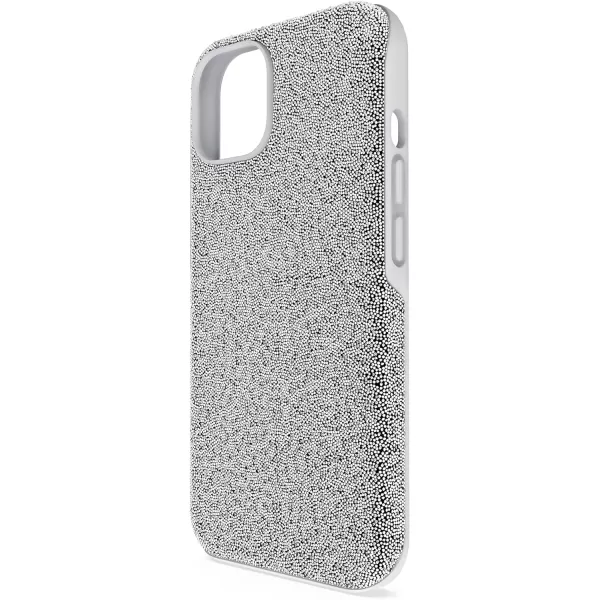 SWAROVSKI High Phone Case for iPhone 14 with Green Crystals in Ombre Effect Part of The High CollectioniPhone 14 Silver Crystals