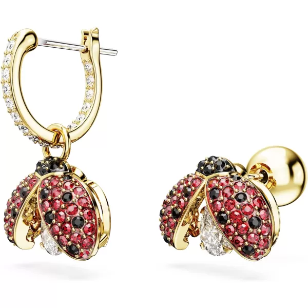 SWAROVSKI Idyllia Ladybug Crystal Jewelry CollectionDrop Earrings