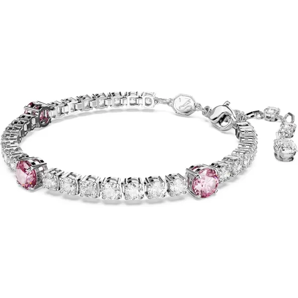 SWAROVSKI Matrix Gem Tennis BraceletPink