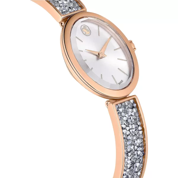 SWAROVSKI Swarovksi Crystal Rock Oval Watch Swiss MadeSilver Crystal Rock