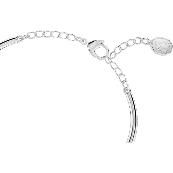 SWAROVSKI Volta Necklace Earrings and Bracelets Jewelry Collection BowInspired Clear Crystals with Rhodium FinishBangle