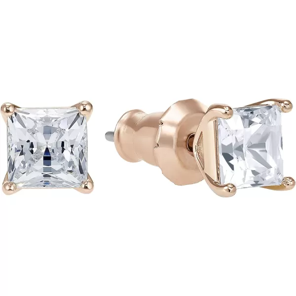 Swarovski Attract Earrings Jewelry Collection Clear CrystalsSquare Pierced Earrings