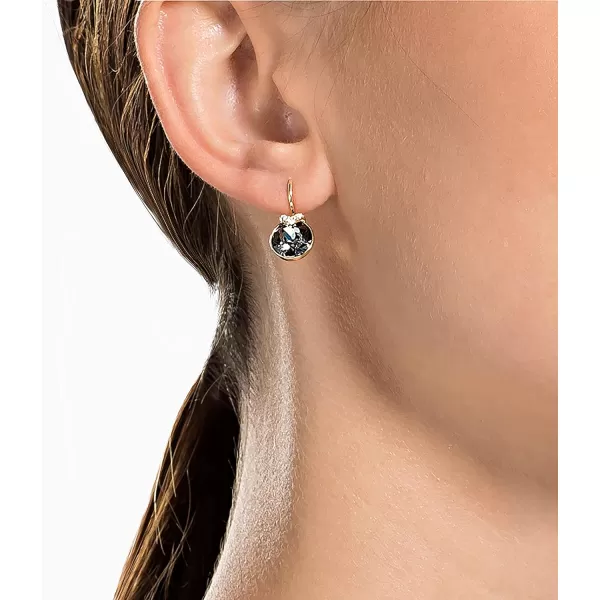 Swarovski Bella Crystal Earrings CollectionEarrings  Gray Rose Gold Finish