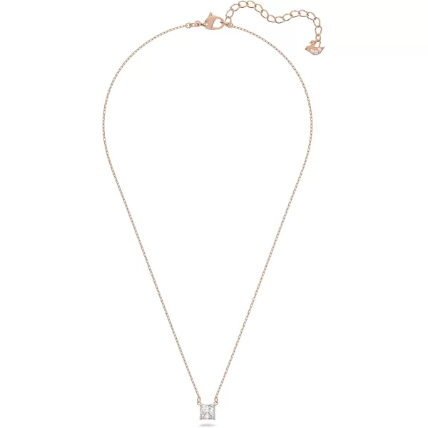 Swarovski Constella Crystal Pendant Necklace CollectionRose GoldTone with Clear Crystals