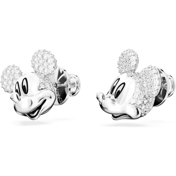 Swarovski Disney Mickey Mouse Stud Earrings White Rhodium FinishedSwarovski Disney Mickey Mouse Stud Earrings White Rhodium Finished