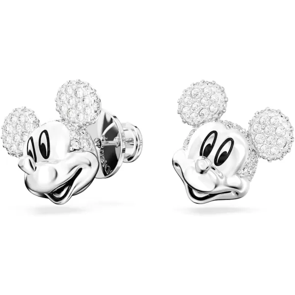 Swarovski Disney Mickey Mouse Stud Earrings White Rhodium FinishedSwarovski Disney Mickey Mouse Stud Earrings White Rhodium Finished