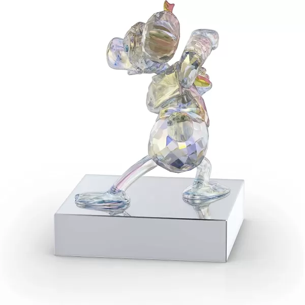 Swarovski Disney100 Donald Duck Figurine Multiple Facets in Aurora Borealis Color Effect Part of The Disney100 CollectionMickey Mouse