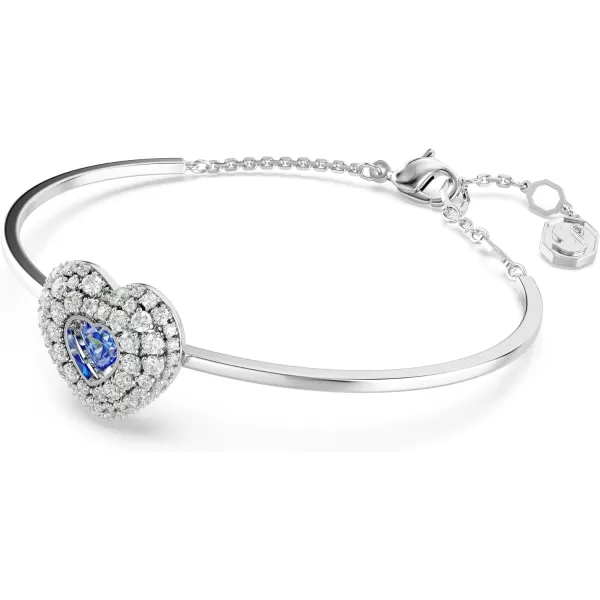 Swarovski Hyperbola Bangle Heart Blue Rhodium FinishedSwarovski Hyperbola Bangle Heart Blue Rhodium Finished