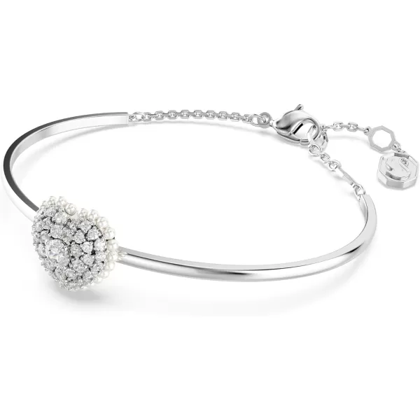 Swarovski Hyperbola Bangle Heart Clear Rhodium FinishedSwarovski Hyperbola Bangle Heart Clear Rhodium Finished