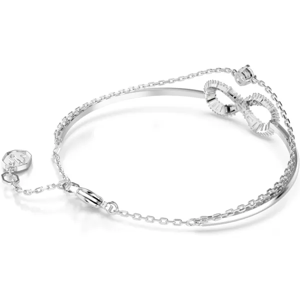 Swarovski Hyperbola Bangle Infinity Clear Rhodium FinishedSwarovski Hyperbola Bangle Infinity Clear Rhodium Finished