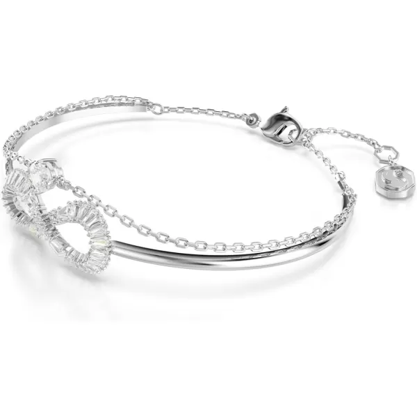 Swarovski Hyperbola Bangle Infinity Clear Rhodium FinishedSwarovski Hyperbola Bangle Infinity Clear Rhodium Finished