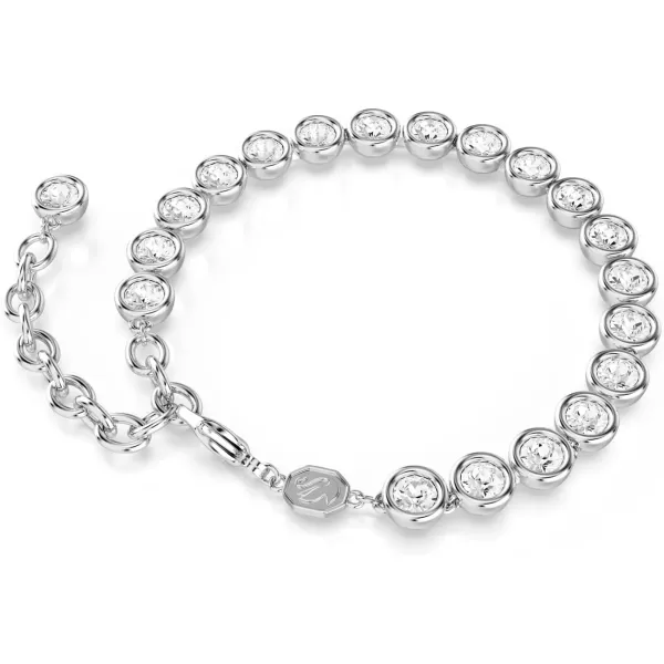 Swarovski Imber Tennis Bracelet Round cut Clear Rhodium FinishedSwarovski Imber Tennis Bracelet Round cut Clear Rhodium Finished