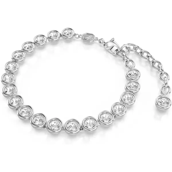 Swarovski Imber Tennis Bracelet Round cut Clear Rhodium FinishedSwarovski Imber Tennis Bracelet Round cut Clear Rhodium Finished