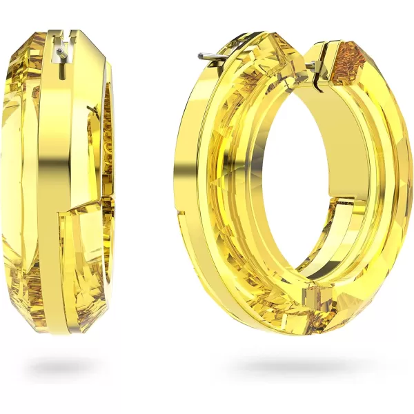 Swarovski Lucent Crystal Earring Jewelry CollectionYellow Mini Hoop Earring