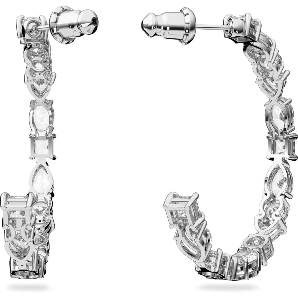 Swarovski Mesmera Crystal Bracelet CollectionSilver Tone Hoop Earrings