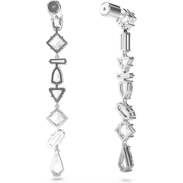 Swarovski Mesmera Crystal Bracelet CollectionSilver Tone Long Drop Earrings