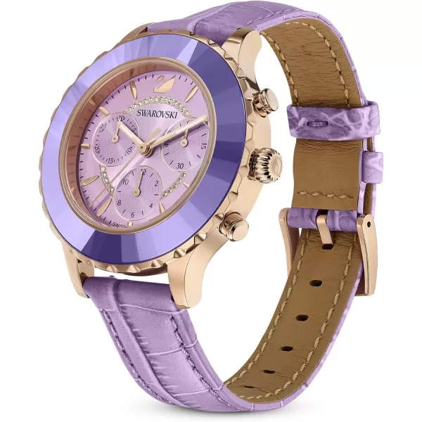 Swarovski Octea Lux Crystal Watch CollectionOctea Lux Chrono  Purple