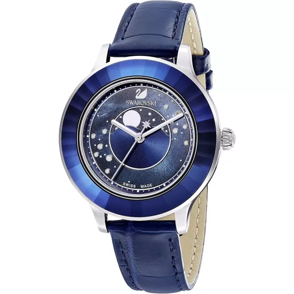 Swarovski Octea Lux Crystal Watch CollectionOctea Lux Moon  Dark Blue