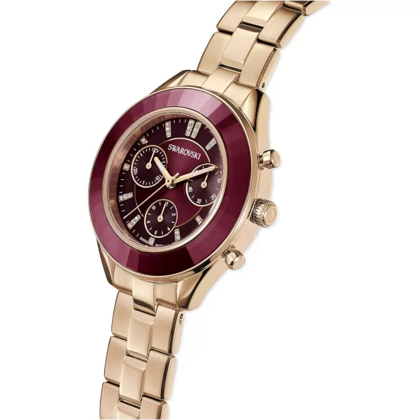 Swarovski Octea Lux Crystal Watch CollectionOctea Lux Sport  Burgundy