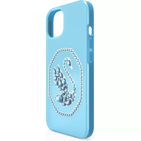 Swarovski Signum Smartphone Case for iPhone 13 Pink with Swarovski Swan Motif and Pink Swarovski Crystals Part of the Swarovski Signum CollectioniPhone 12 Pro Max Blue Crystals