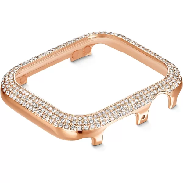 Swarovski Sparkling Case Compatible with Apple Watch Silver Tone 41 mm40 mm RoseGold Tone