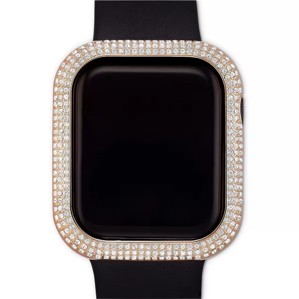 Swarovski Sparkling Case Compatible with Apple Watch Silver Tone 41 mm40 mm RoseGold Tone