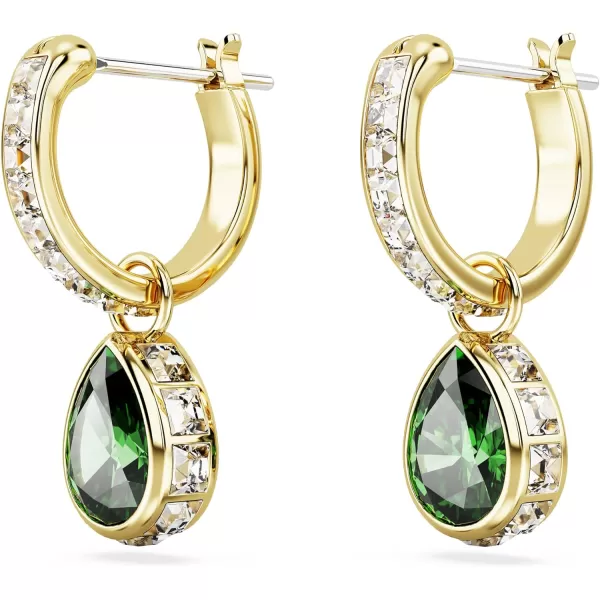 Swarovski Stilla Collection Drop EarringsGreen