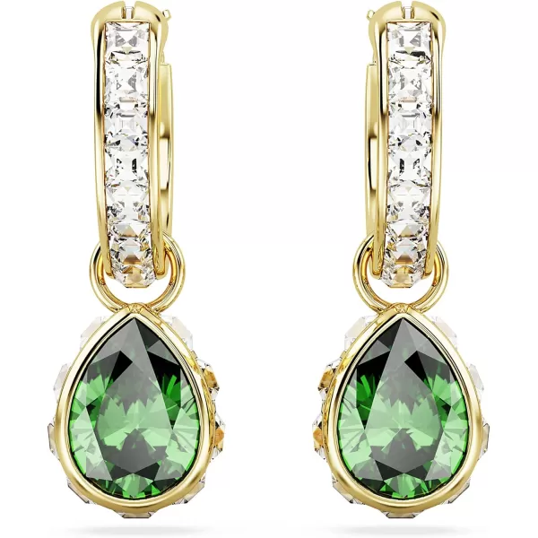 Swarovski Stilla Collection Drop EarringsGreen