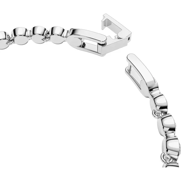 Swarovski Tennis Bracelet and Earring Jewelry Collection Rhodium Finish Clear CrystalsTennis Bracelet