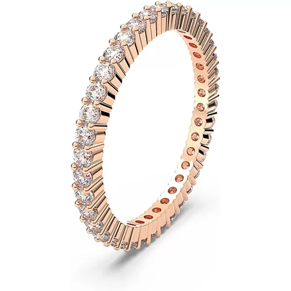 Swarovski Vittore Crystal Ring Jewelry CollectionRose Gold Tone Finish US 5 EU 50