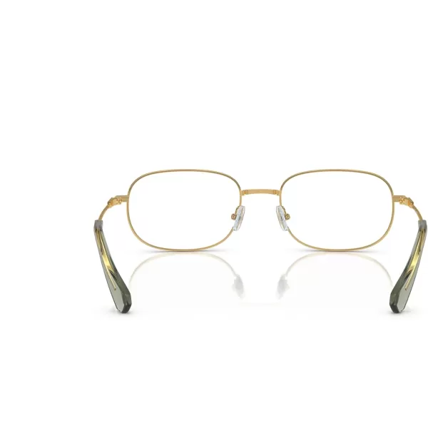 Swarovski Womens Sk1005 Rectangular Prescription Eyewear FramesGoldDemo Lens