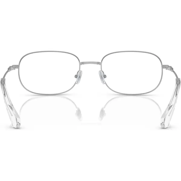 Swarovski Womens Sk1005 Rectangular Prescription Eyewear FramesSilverDemo Lens