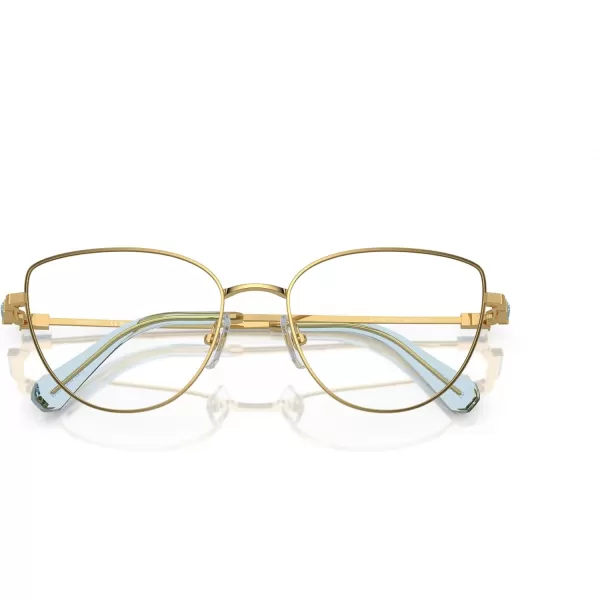 Swarovski Womens Sk1007 Cat Eye Prescription Eyewear FramesGoldBlueDemo Lens