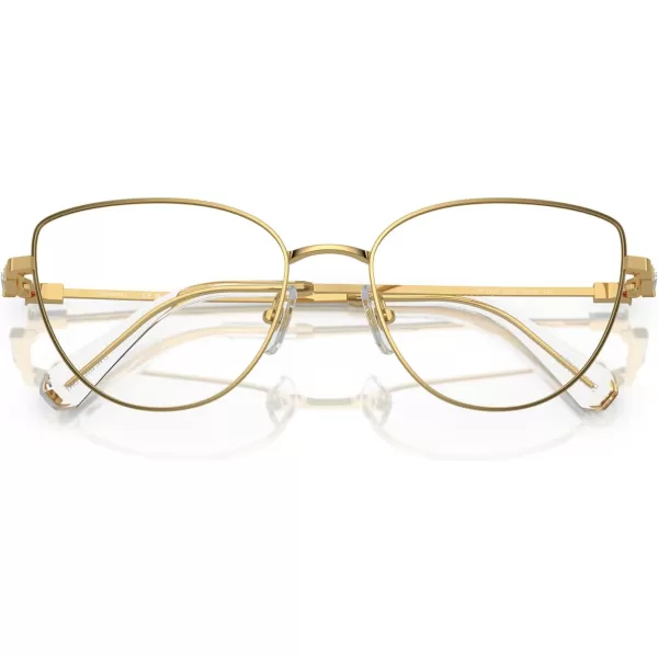 Swarovski Womens Sk1007 Cat Eye Prescription Eyewear FramesGoldDemo Lens