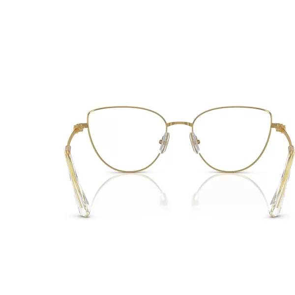 Swarovski Womens Sk1007 Cat Eye Prescription Eyewear FramesGoldDemo Lens