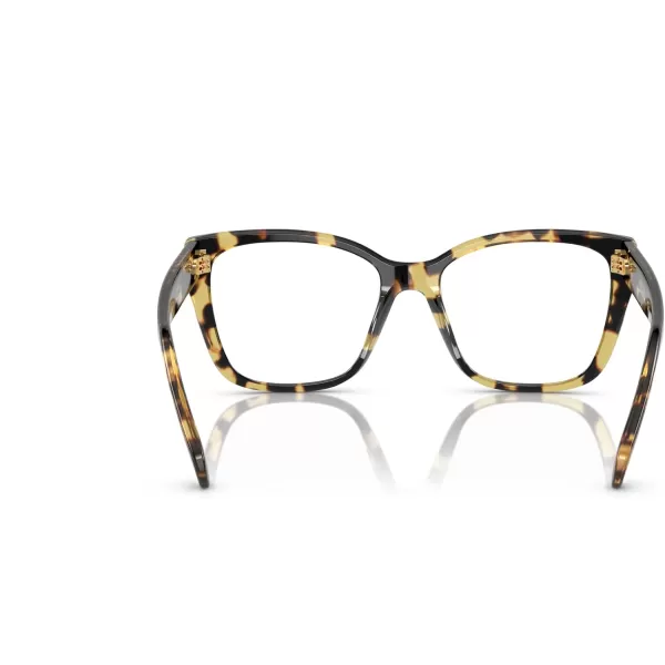 Swarovski Womens Sk2008 Square Prescription Eyewear FramesHavana ClearDemo Lens